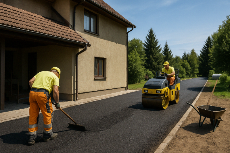 How Asphalt Contractors Improve Driveways and Parking Areas
